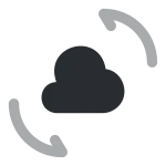 Cloud Change SVG Icon